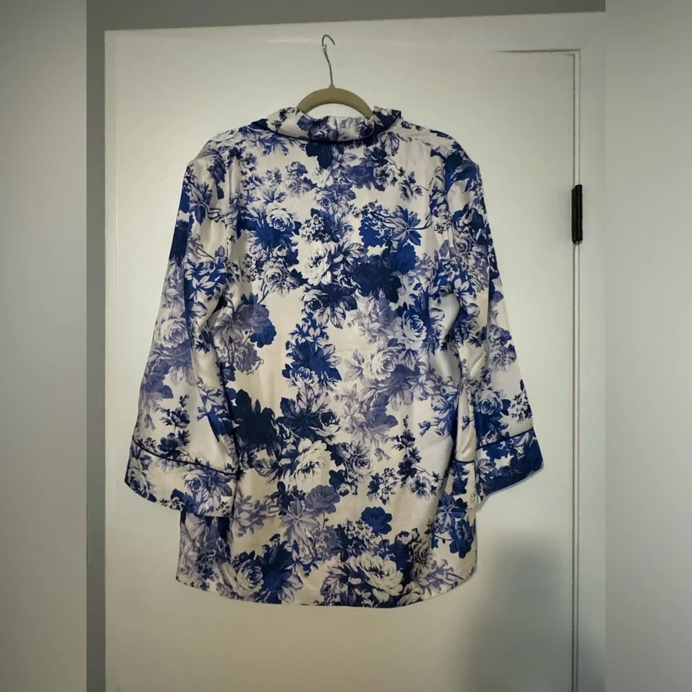 NWT CARA CARA SILK VENEZIA JACKET L - Picture 2 of 5